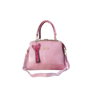Glossy Light Pink Bag For Women