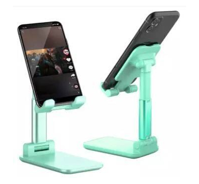 T1 Universal Ergonomic Collapsible Adjustable Metal Desktop Tablet Mobile Phone Holder