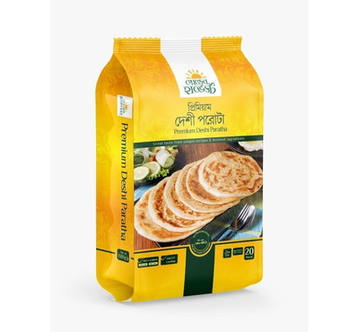 Golden Harvest Premium Deshi Paratha 1300 gm- 20pcs