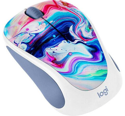Logitech Design Collection Wireless Optical Mouse-Cosmic Play