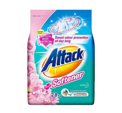 Attack Detergent Powder + Softener -2.8kg