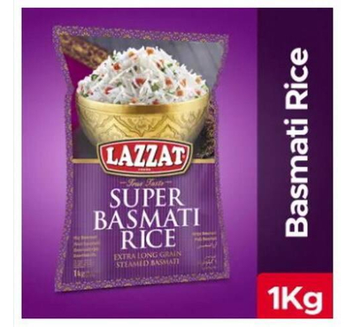 Lazzat Super Basmati Rice 1kg