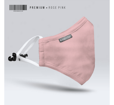 Fabrilife Premium Cotton Face Mask - Light Pink