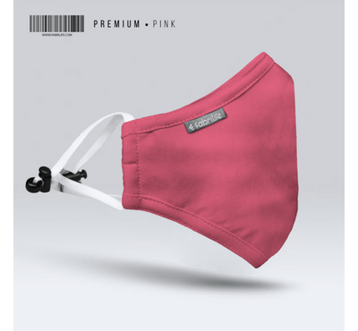 Fabrilife Premium Cotton Face Mask -Pink