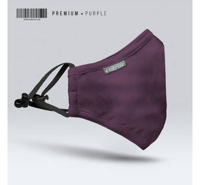 Fabrilife Premium Cotton Face Mask -Purple
