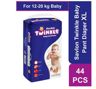 Savlon Twinkle Baby Pant Diaper XL 44 pcs