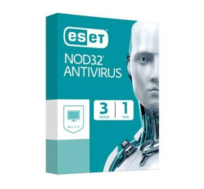 ESET NOD32 Antivirus 3 User for 1 Year