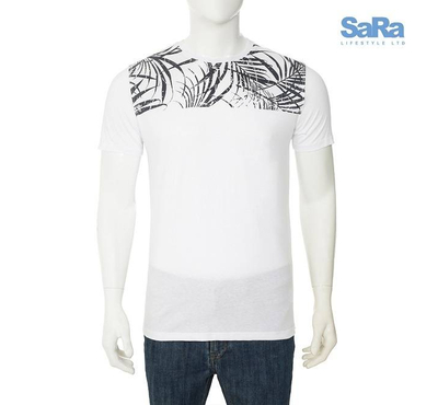 SaRa Mens T -Shirt White