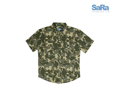 SaRa Boys Shirt Camo Print