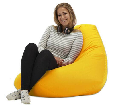 Super Comfortable Lazy Sofa_Extra Large Pear Shape_Yellow