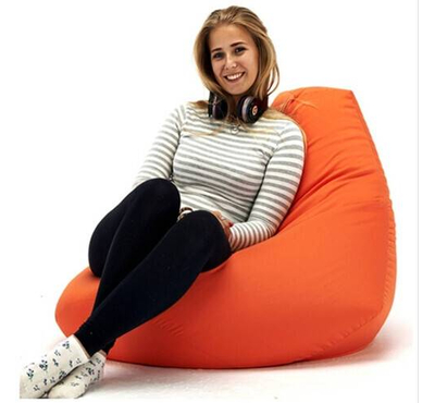 Super Comfortable Lazy Sofa_Extra Large Pear Shape_Orange