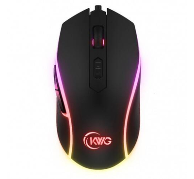 KWG ORION E1 Optical Gaming Mouse(6Keys/3200 DPI/Multi Color/Ergonomic Design)
