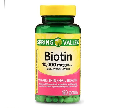 Spring Valley Biotin Softgels 10000mcg 120 Softgels