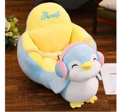 Baby Learning Seat Anti-fall Plush Toy-Penguin