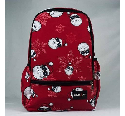 School Bag- Red Santa Claus