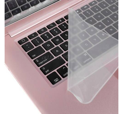 Clear Laptop Silicone Keyboard Skin Case Cover Protector For 14''