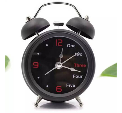 English Digital Double Bell Alarm Clock Good Quyality