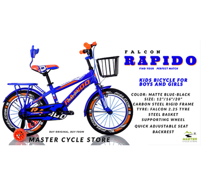 Falcon Rapido kid's Bicycle 16"-MATTE BLUE