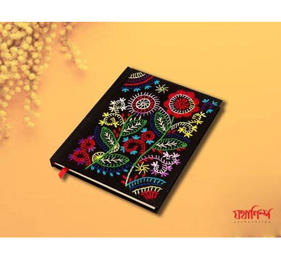 Black Color 2 Full Handmade Nakshi Notebook- 8x6