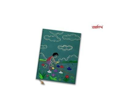 Pest Color Kagojer Nouka  Handmade Nakshi Notebook-8x6