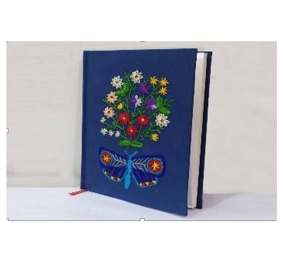 Blue Color Projapoti Handmade Nakshi Notebook- 8x6