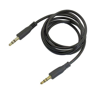 3.5 mm Male to Male Stereo Audio Cable, Gold Plated, Slim Connector