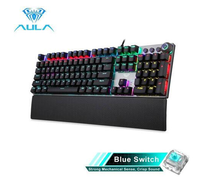 Aula F2058 Gaming RGB Mechanical Keyboard - Blue Switch