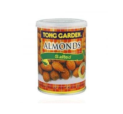 SALTED ALMONDS - CAN 140 Gm