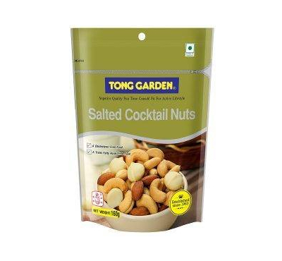 SALTED COCKTAIL NUTS - POUCH 160 Gm