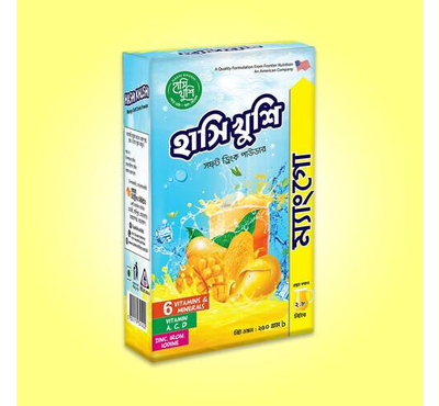 Hashi Khushi Soft Drink Powder-Mango 250gm