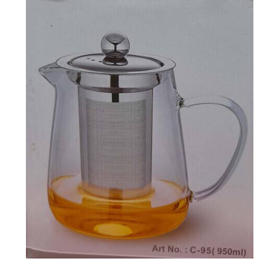 Heat proved glass tea pot