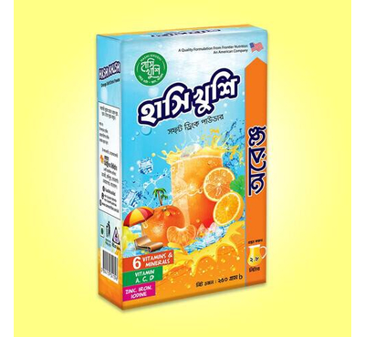 Hashi Khushi Soft Drink Powder- Orange 250gm
