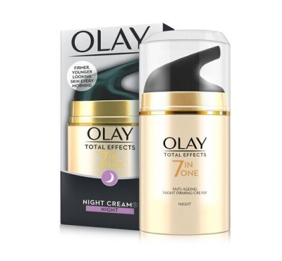 Olay Night Cream: Total Effects 7 in 1 Anti Ageing Night Moisturizer 50g