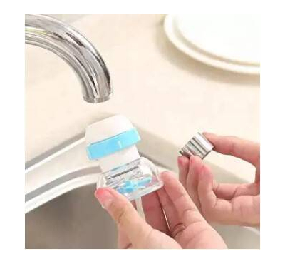 Plastic 360-Degree Shower Head Faucet, Water Tap - Multicolor