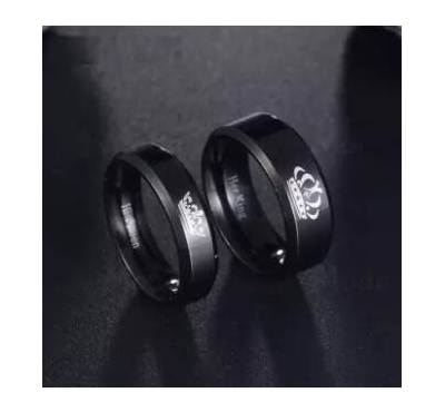 High Quality Titanium Stainless Steel Couple Ring