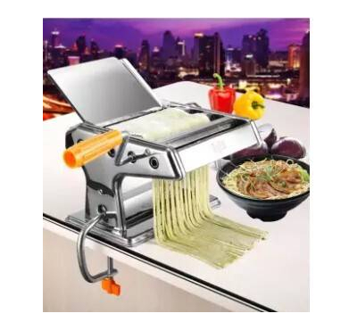 Manual Stainless Steel Noodle Maker Handheld- Silver