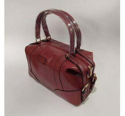 Duffle Ladies Bag, Color: Red