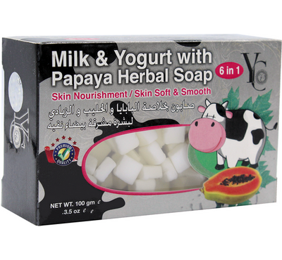 YC Milk &Yogurt With Papaya Herbal Soap 100gm