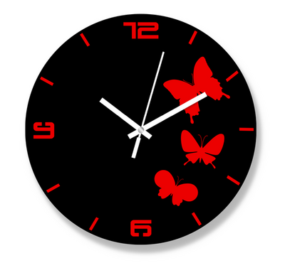 Valentine Thematic Wooden Board Wall Clock DCF-1036