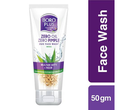 Boroplus Zero Oil Zero Pimple Duo Face Wash 50ml