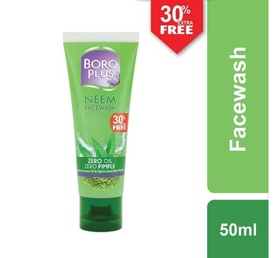 Boroplus Neem Face Wash 50ml (30% Extra)