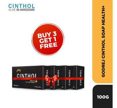Godrej Cinthol Health + Germ Protection Insta Deo Soap 100 gm (Buy 3 Get 1 Free)