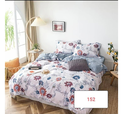 Multiple Flower Cotton Bed Cover