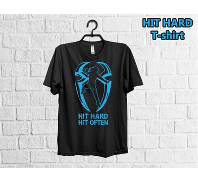 Hit Hard High Quality Cotton Half Sleeve T-Shirt for Men