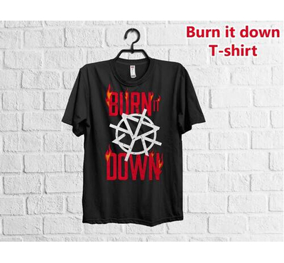 Burn it Down High Quality Cotton Half Sleeve T-Shirt for Men
