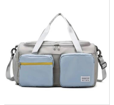 Two Tone Waterproof Training Bag (Sky Blue)