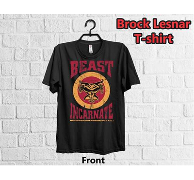 Brock Lesnar High Quality Cotton Half Sleeve T-Shirt for Men