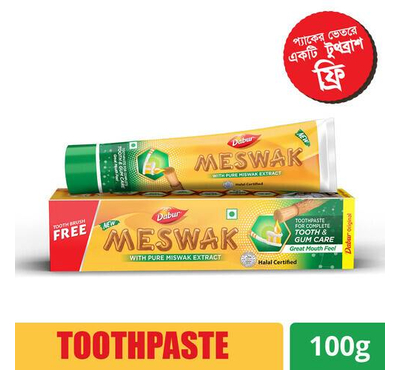 Dabur Meswak Toothpaste (Free Toothbrush) 100 gm