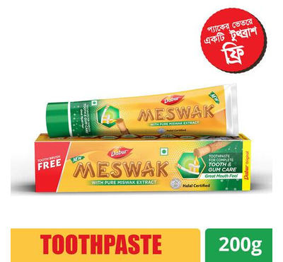 Dabur Meswak Toothpaste (Free Toothbrush) 200 gm