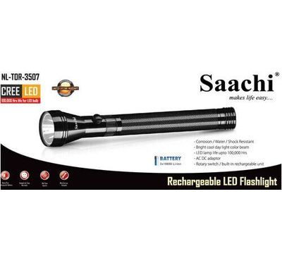 Saachi Rechargable Led Flash / Tourch Light NL-TOR-3507